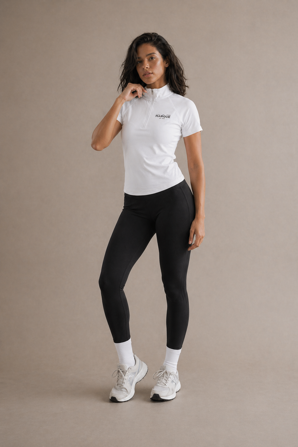 Half-zip t-shirt