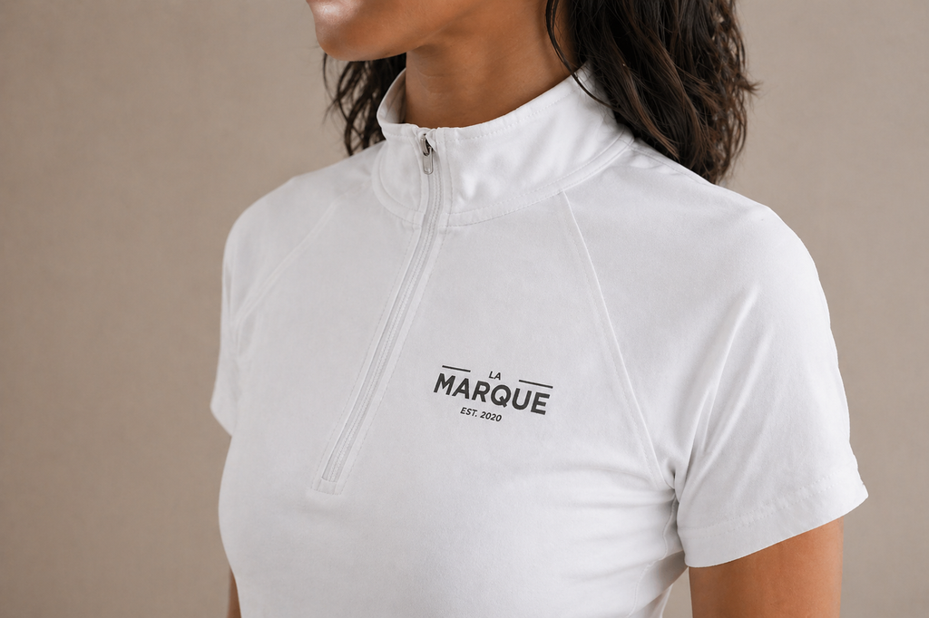 Half-zip t-shirt